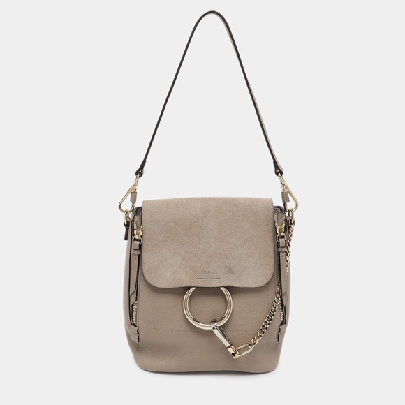 Chloe women faye backpack vintage taupe neutral - Picture 2 of 13